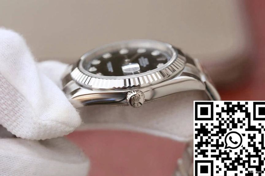 EW M126334-0011 Datejust Dial Factory Black Rolex 1021